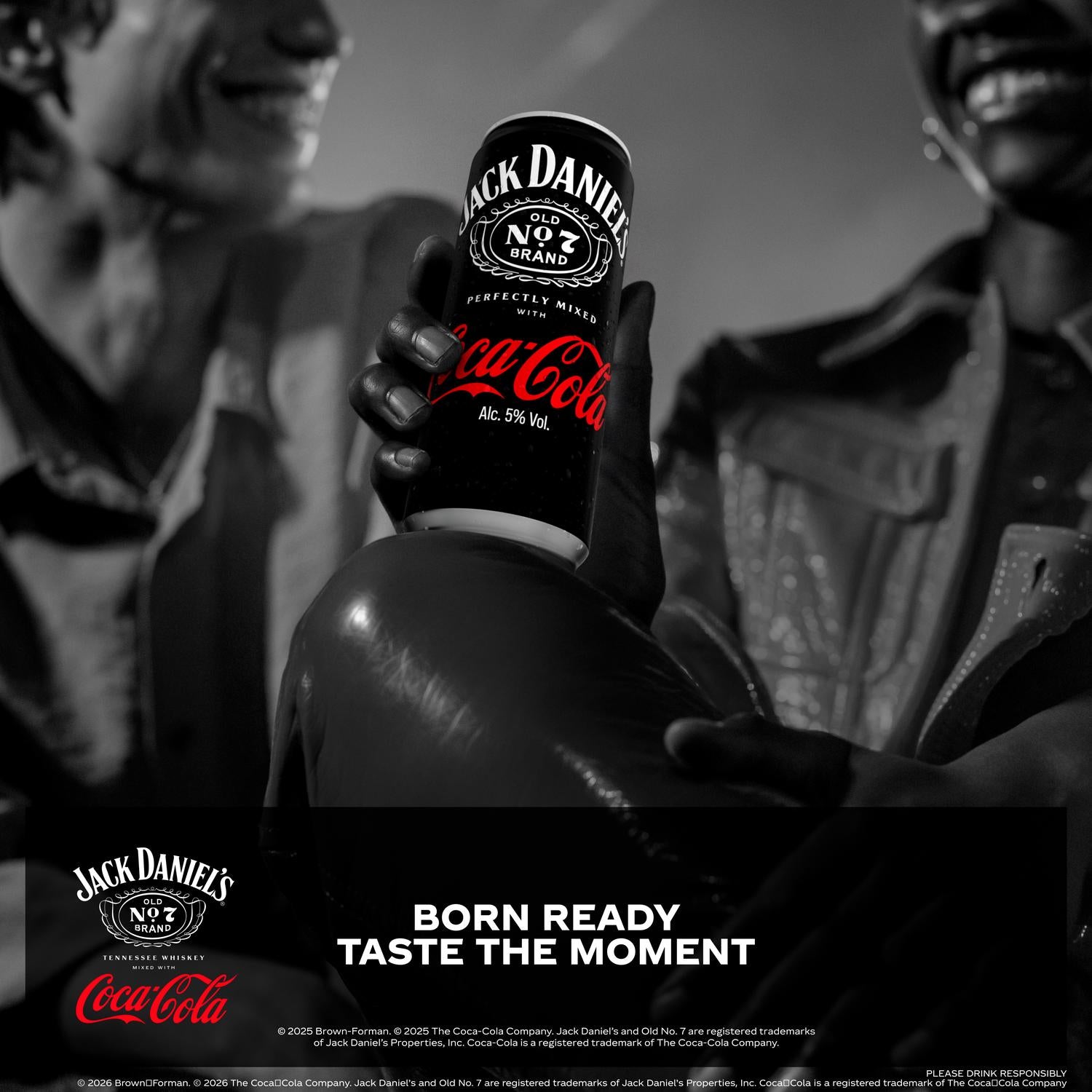 Jack Daniel's ready-to-drink cola cocktail 6 x 250ml, UK version