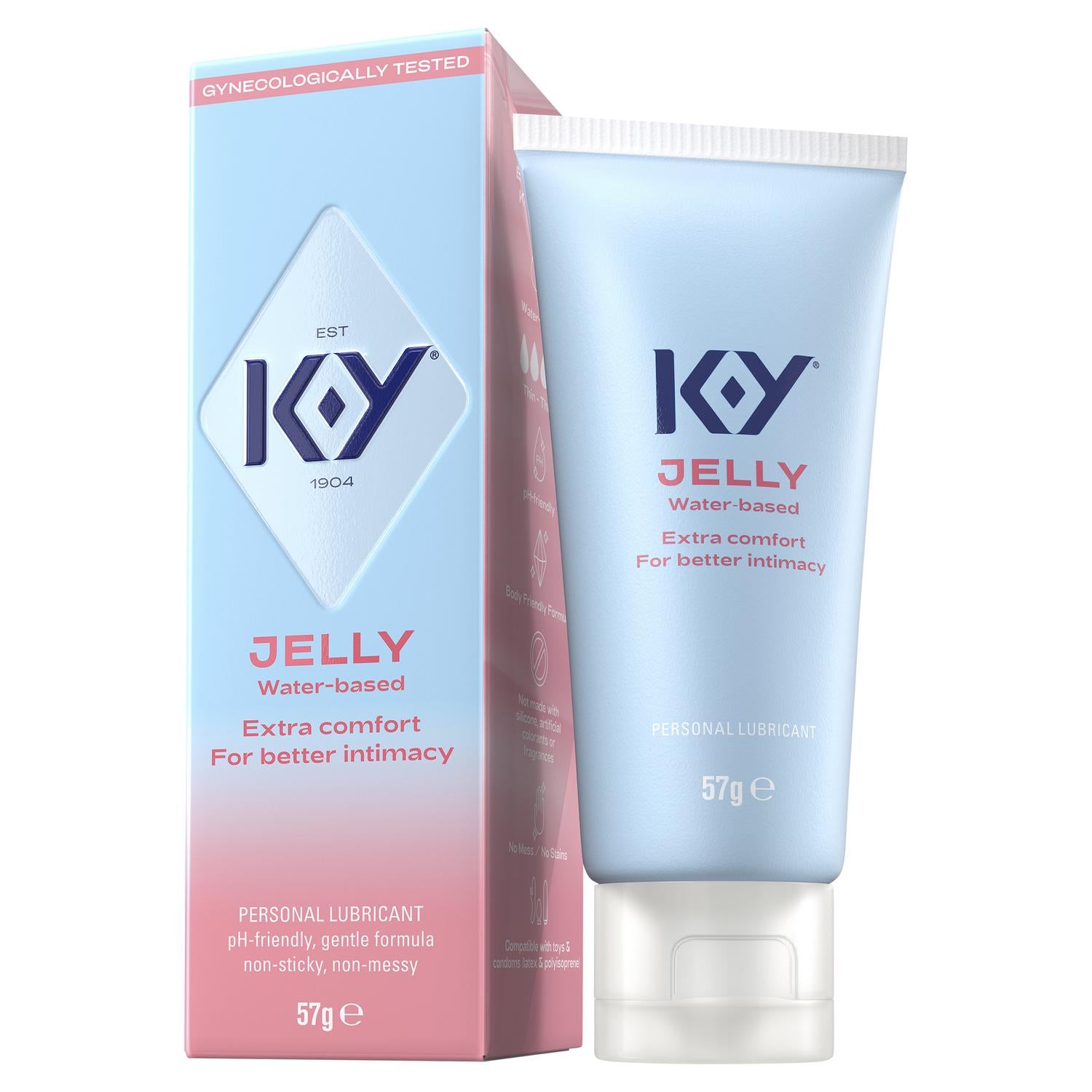 KY Water Based Jelly Personal Lubricant 57g