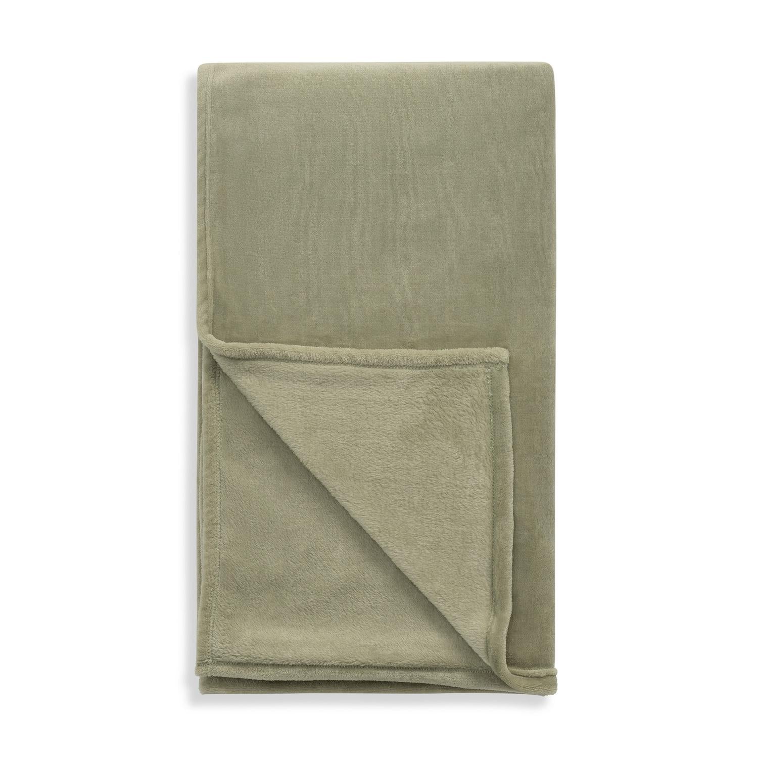 Sainsbury's Home Sage Fleece Throw 125x150cm (British brand)