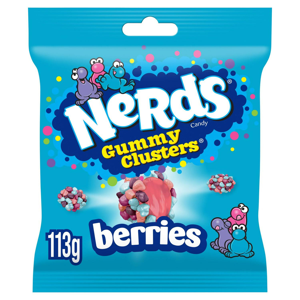 Nerds Berries Fruit Flavour Candy Gummy Clusters 113g