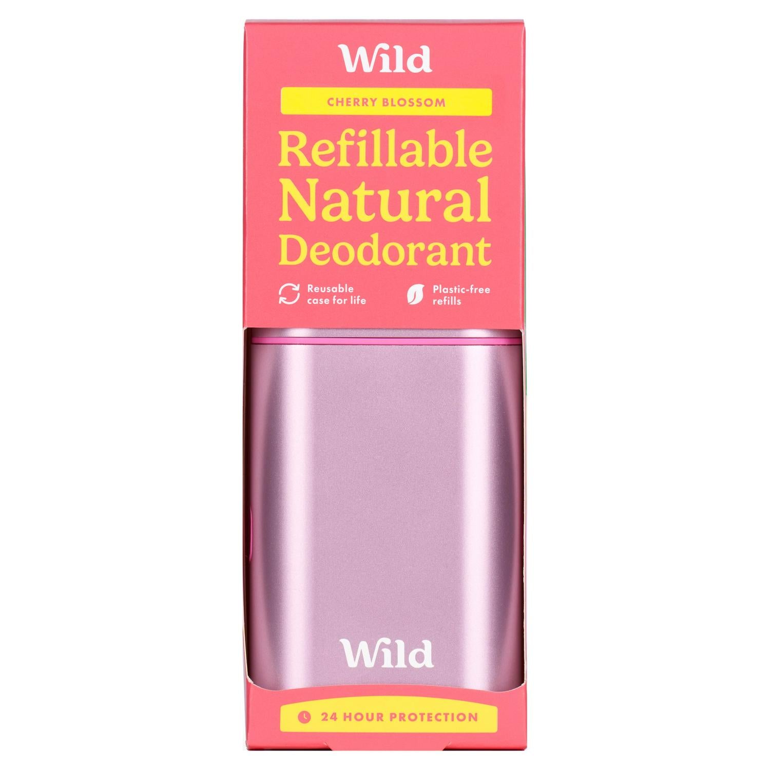 Wild Cherry Blossom Refillable Natural Deodorant 40g