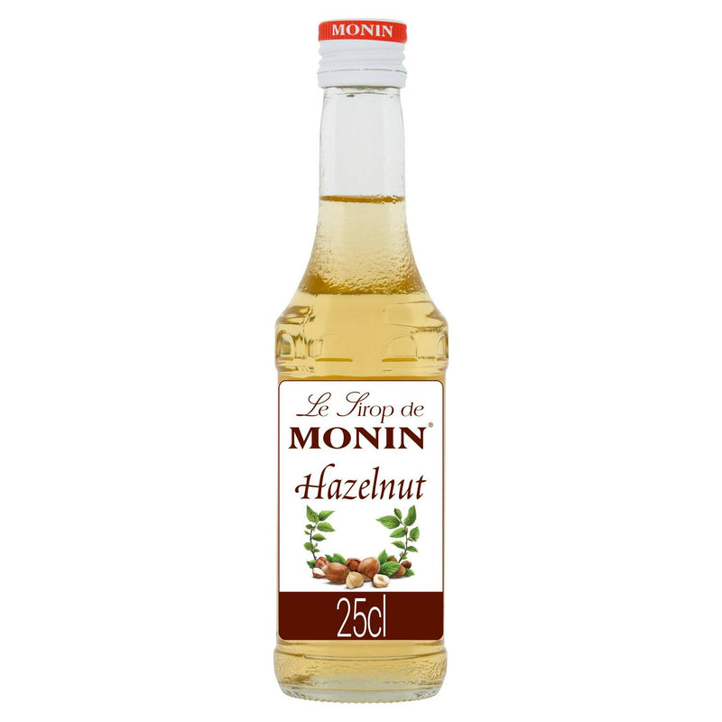 Monin hazelnut syrup 250ml - British product