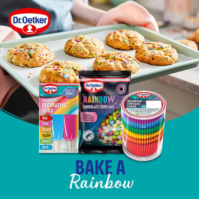 خليط رقائق الشوكولاتة الملونة من Dr. Oetker لتزيين الكعك 90 جرام