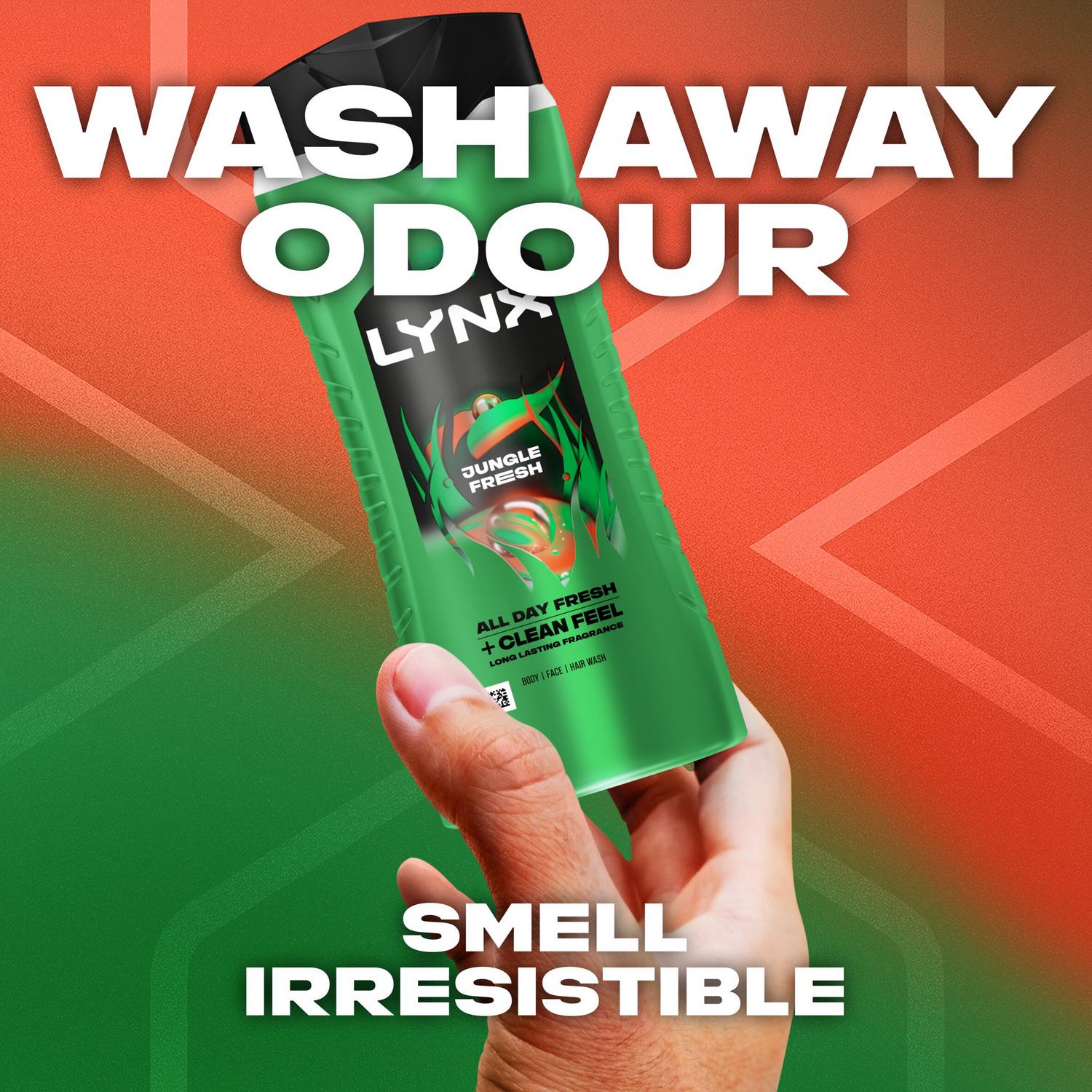 Moisturising 3-in-1 Shower Gel for Men with Palm Leaf & Amber Scent, 500ml