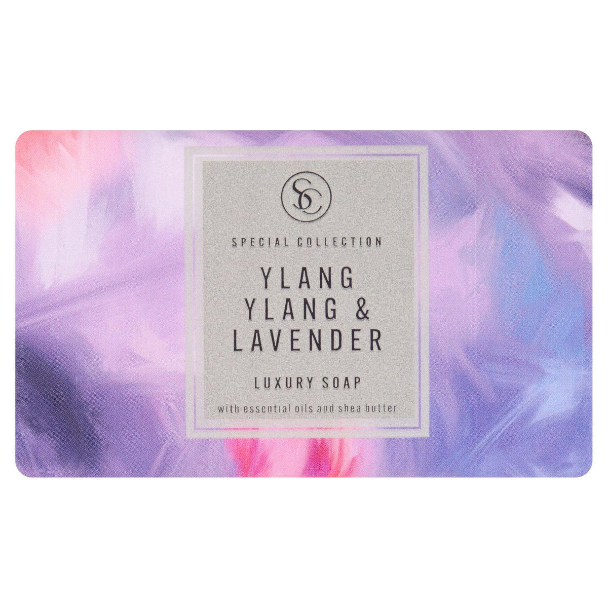Relaxing Ylang Ylang and Lavender Scented Soap Bar with Shea Butter