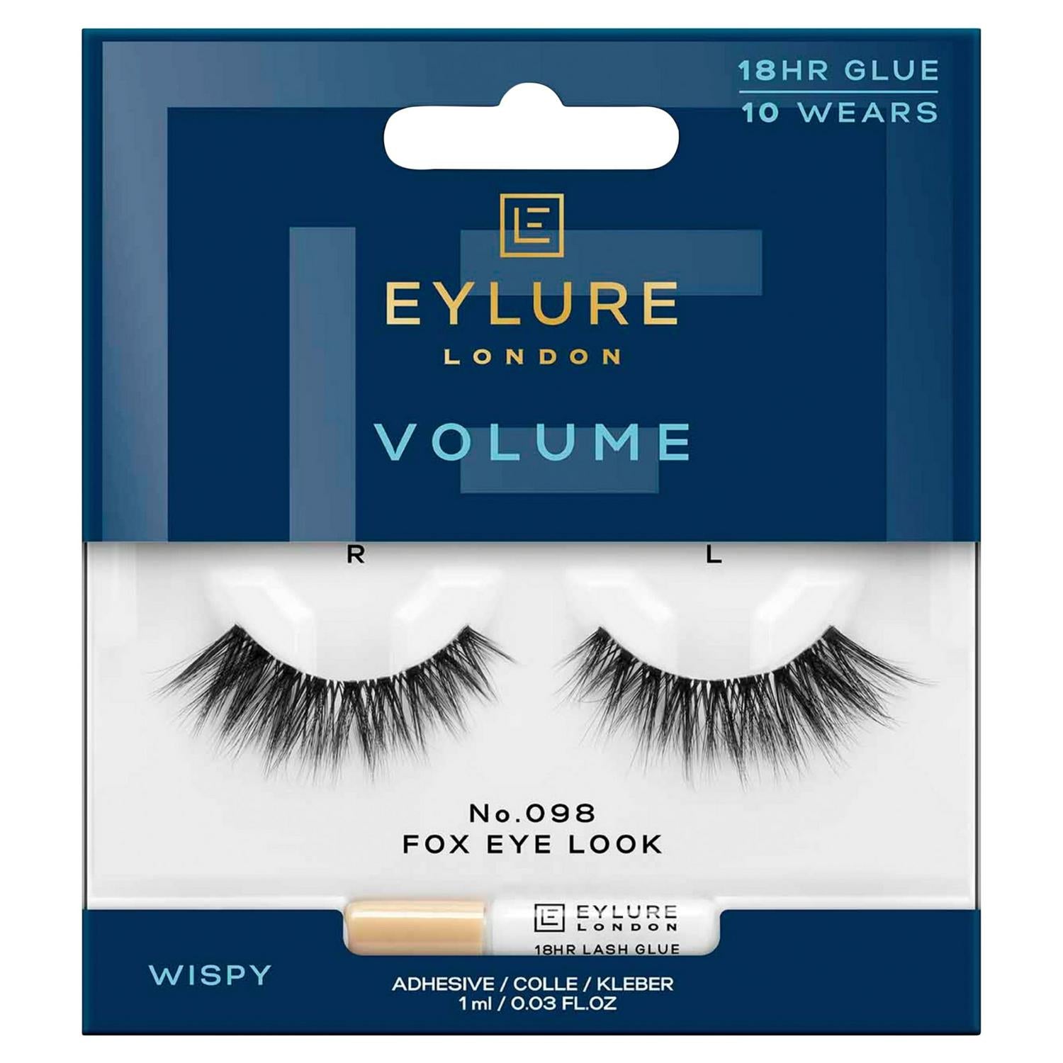 Eylure volume no 098 wispy adhesive strip lash - British product