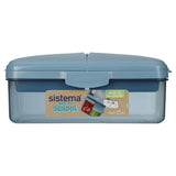 Sistema Quaddie lunch box 1.5L with bottle (British brand)