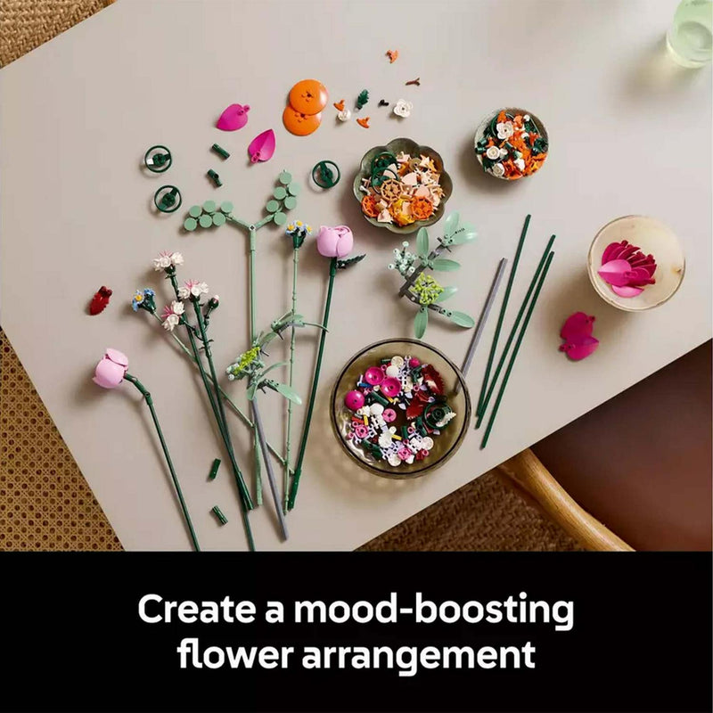 LEGO Botanicals flower bouquet building kit, imported from the UK