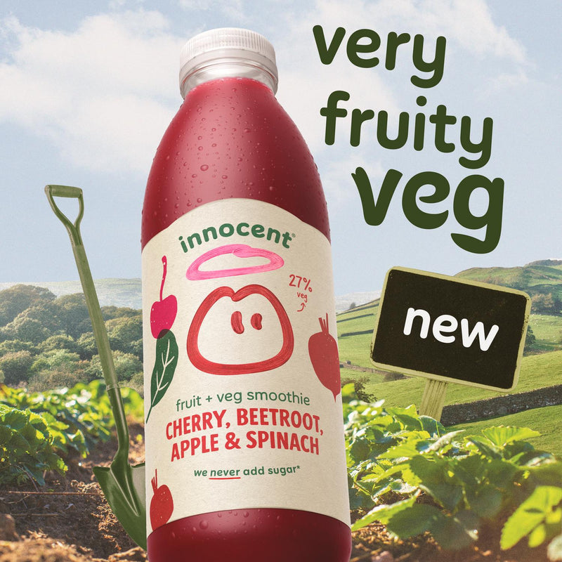 Innocent Cherry Beetroot Apple Spinach Smoothie 250ml, UK version