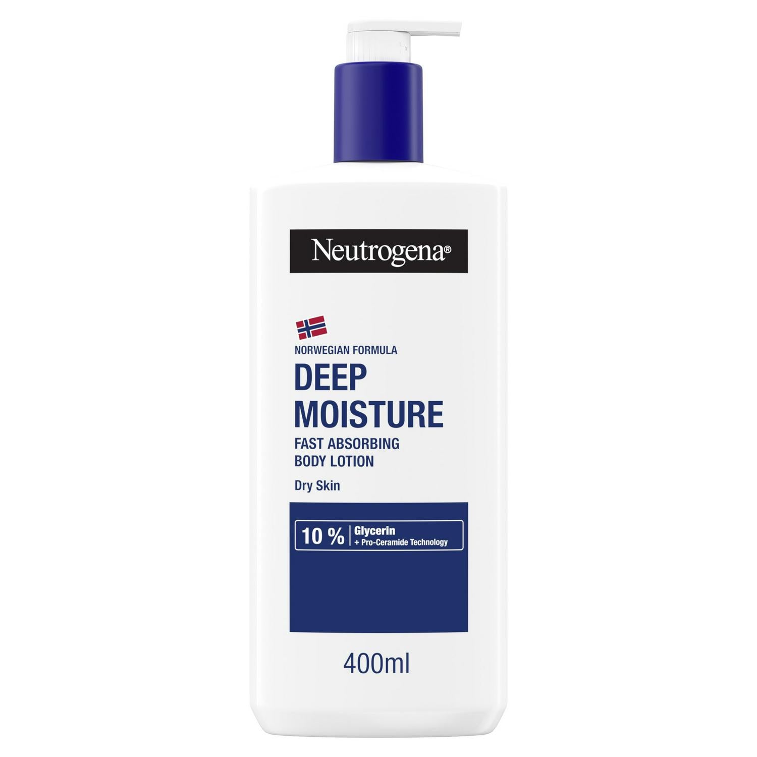 Neutrogena Fast Absorbing Body Lotion 400ml, imported from the UK