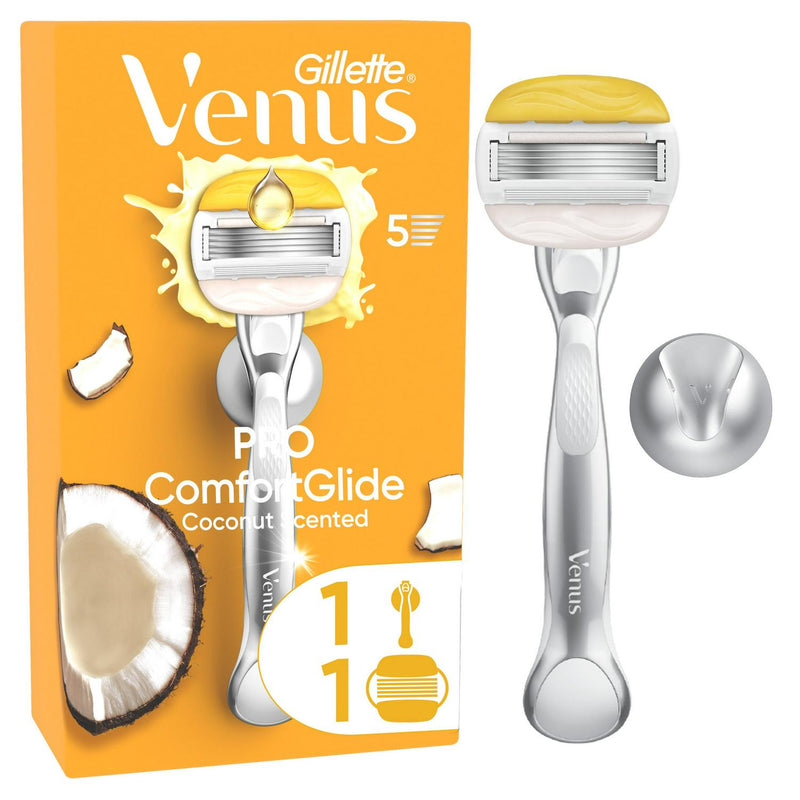 Gillette Venus Comfortglade women's razor with blade (British brand)
