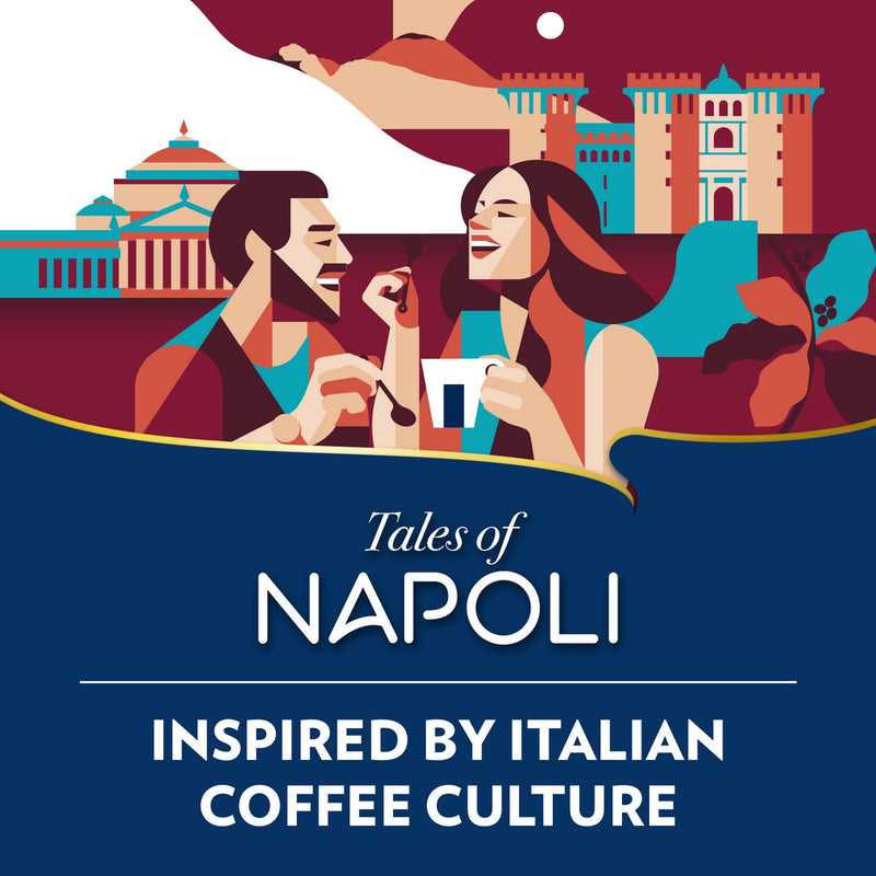 Lavazza Tales of Napoli Ground Coffee 200g from Italy