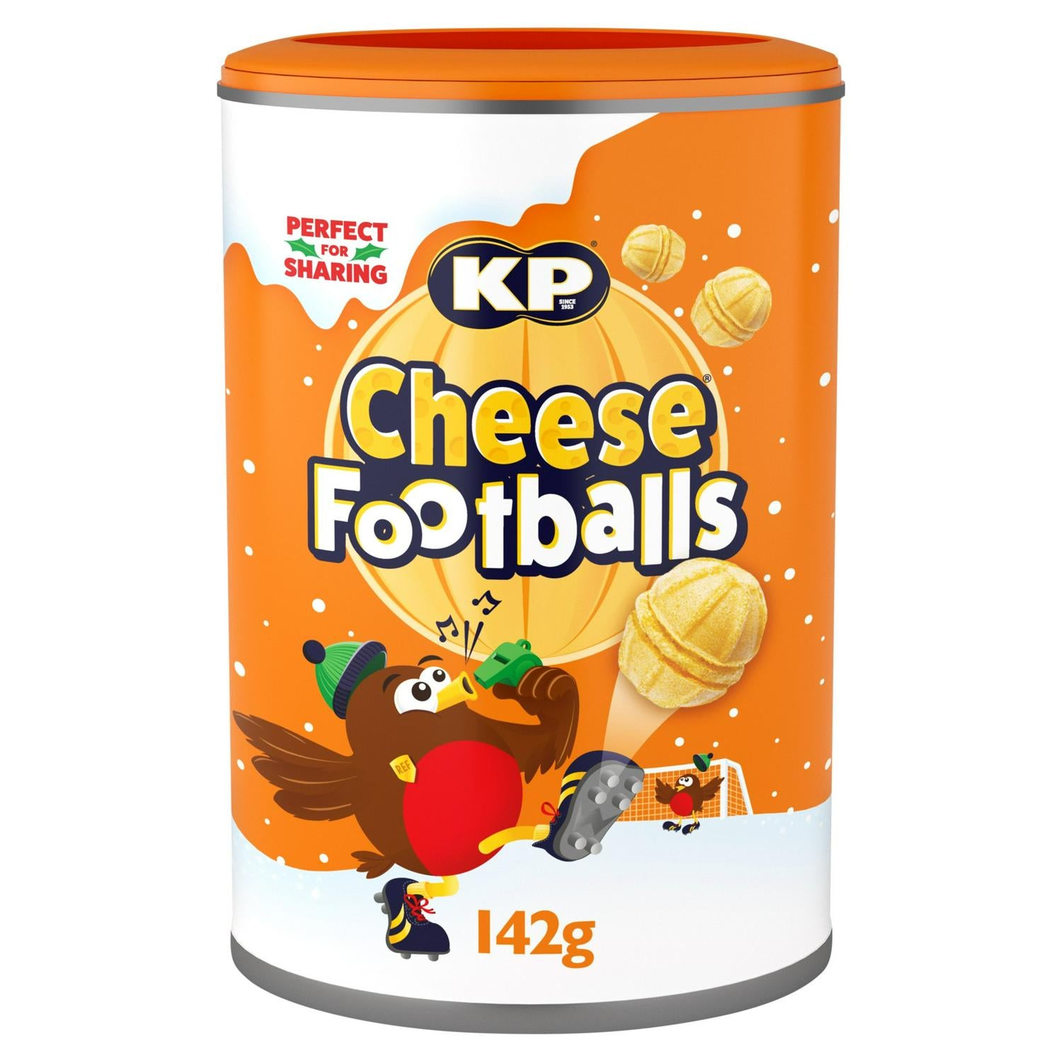 KP cheese footballs in tin 142g, UK version