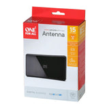 One For All Indoor Aerial DVB-T2 Amplified 21cm - British product