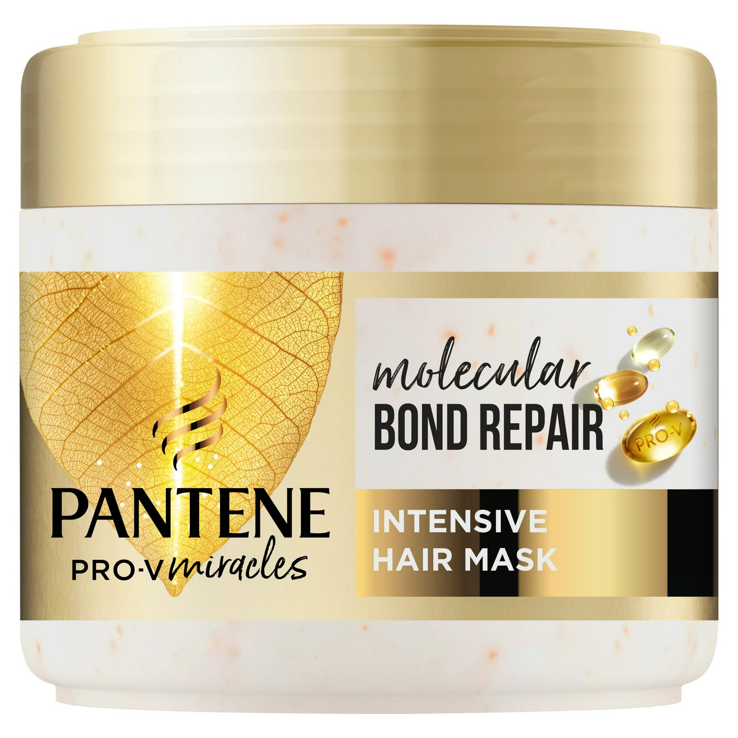 Pantene Molecular Bond Repair Hair Mask 300ml, imported from the UK