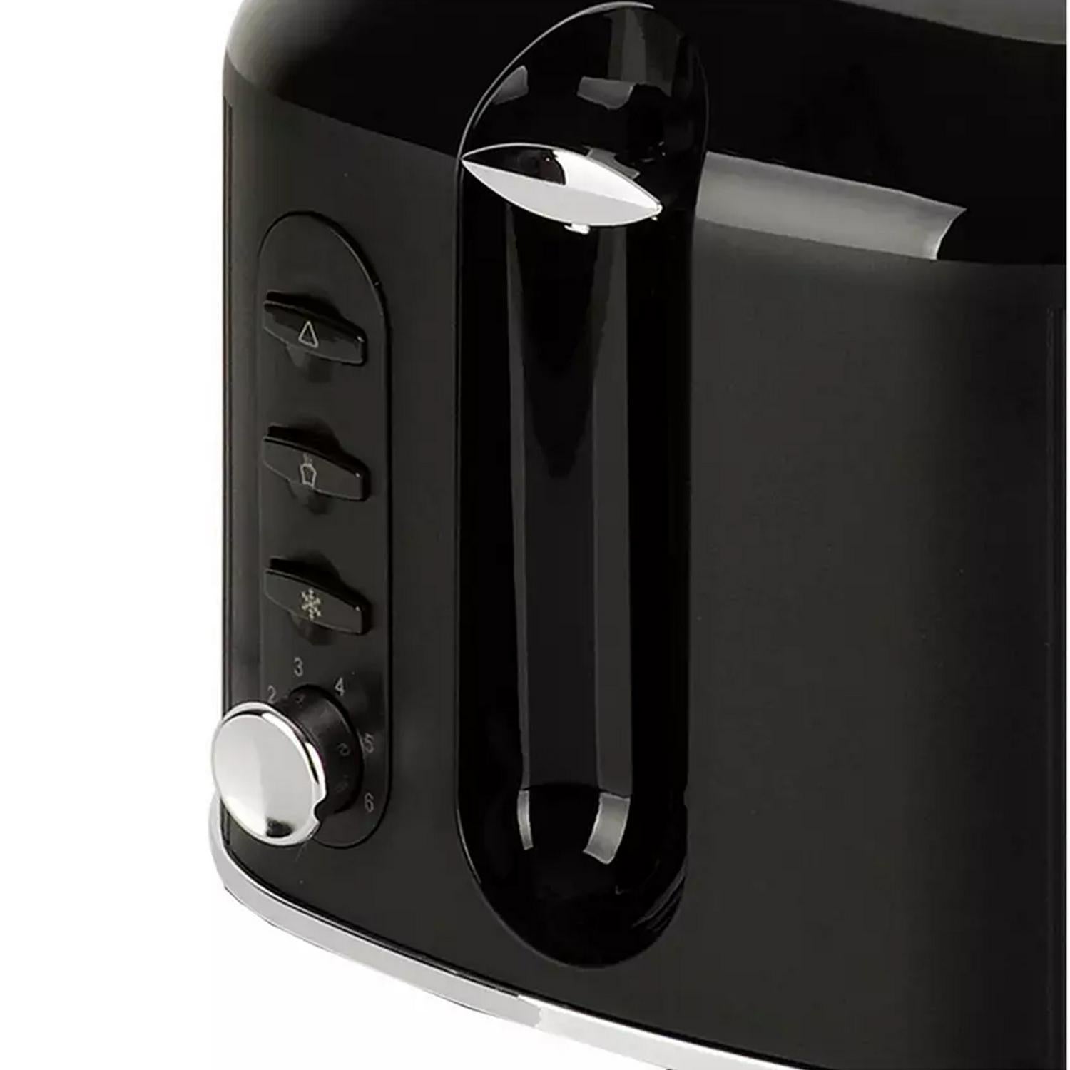Cookworks Toaster Black 2 Slice (British brand)