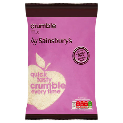 Sainsburys Plain Crumble Mix 450g- Buy online at McGrocer