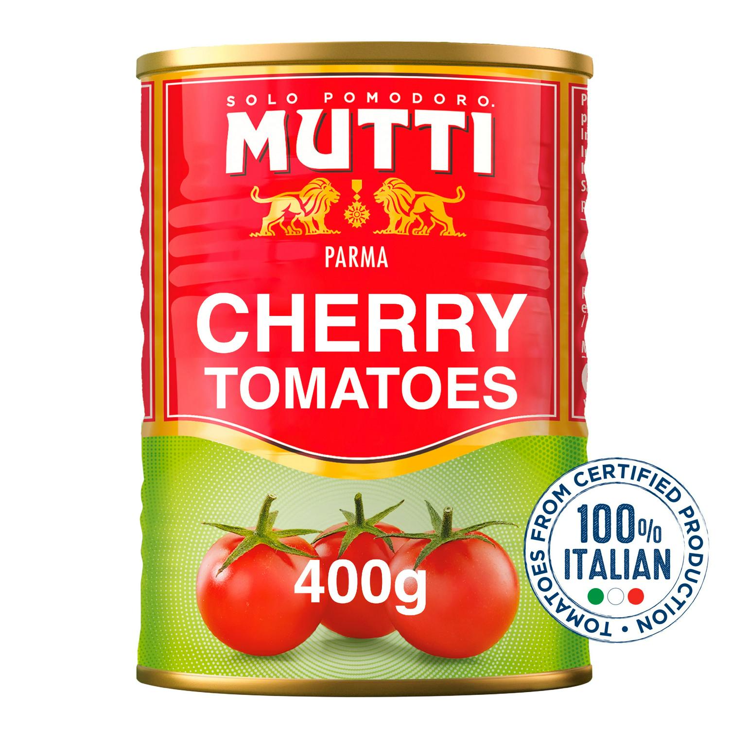 Mutti Cherry Tomatoes in Tomato Juice 400g, imported from the UK