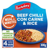 Batchelors Meals in Minutes Beef Chilli Con Carne & Rice Microwave Ready Meal 300g