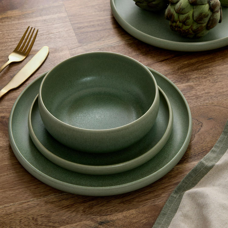Habitat Nona Stoneware Cereal Bowl Green, UK version