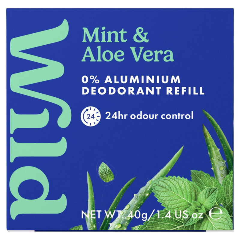 Wild Cosmetics Wild Mint Deodorant Refill 40g (British brand)