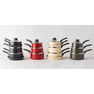 Sainsbury's Home 3-teiliges Aluminium-Topfset Grau