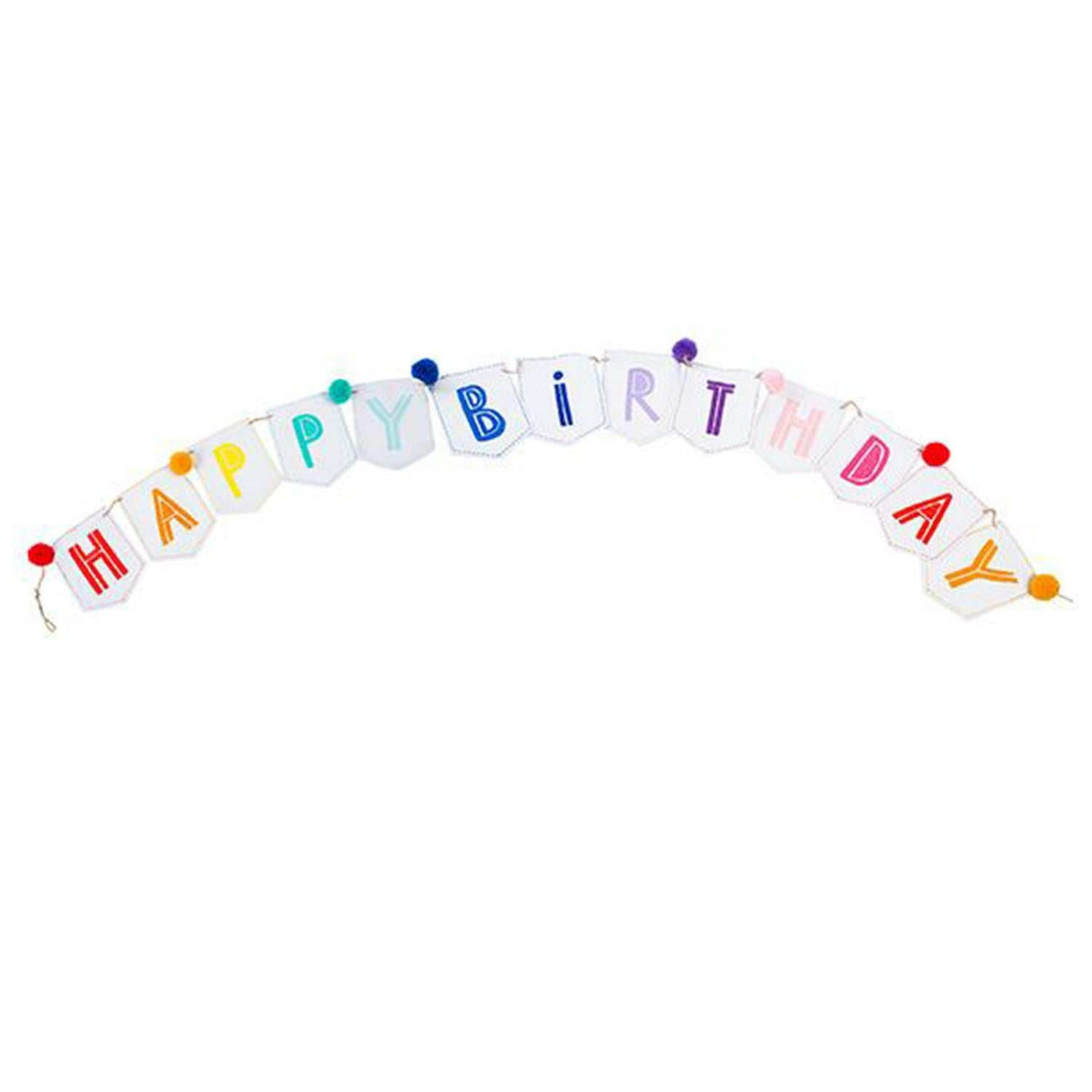 Sainsbury's Home Happy Birthday Rainbow Bun 3m (British brand)