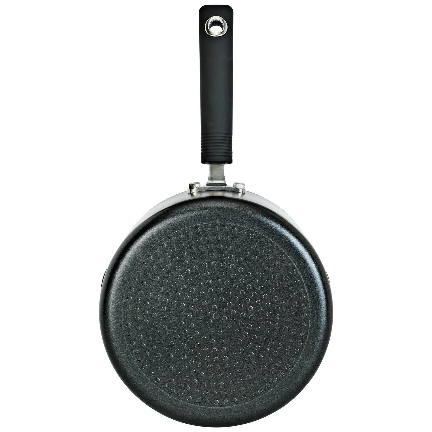 Habitat 3 piece aluminium pan set black imported from the UK