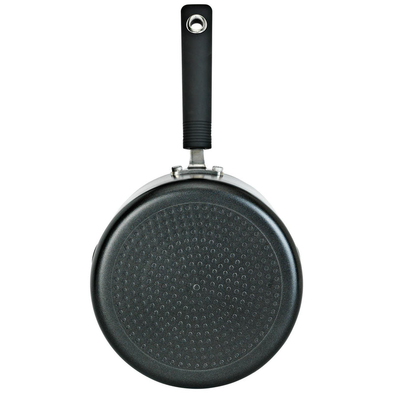 Habitat 3 piece aluminium pan set black imported from the UK