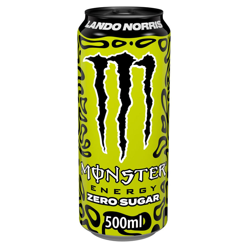 Monster Energy Lando Norris Zero Sugar 500ml, imported from the UK