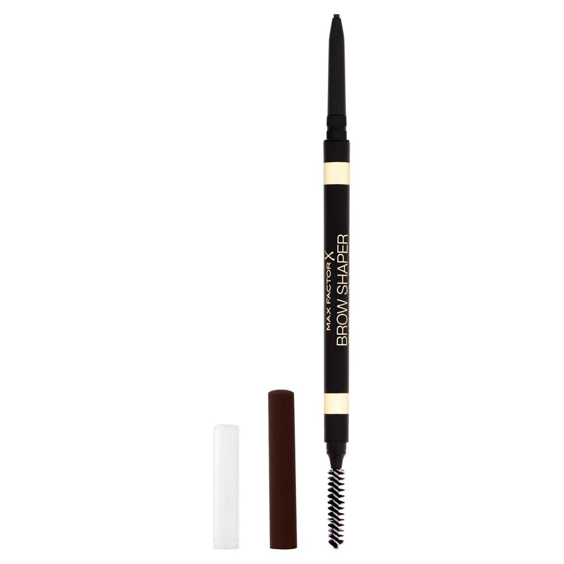 Mechanical Eyebrow Pencil with Spoolie Brush in Deep Brown, 1g