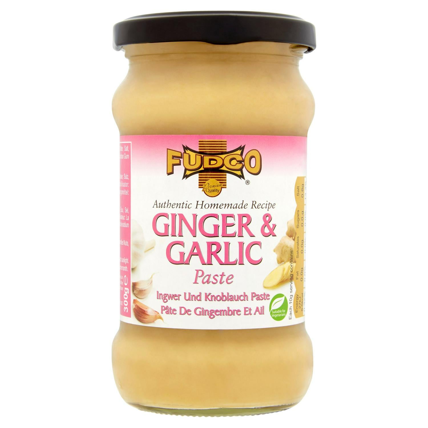 Fudco Ginger Garlic Paste 300g - British product