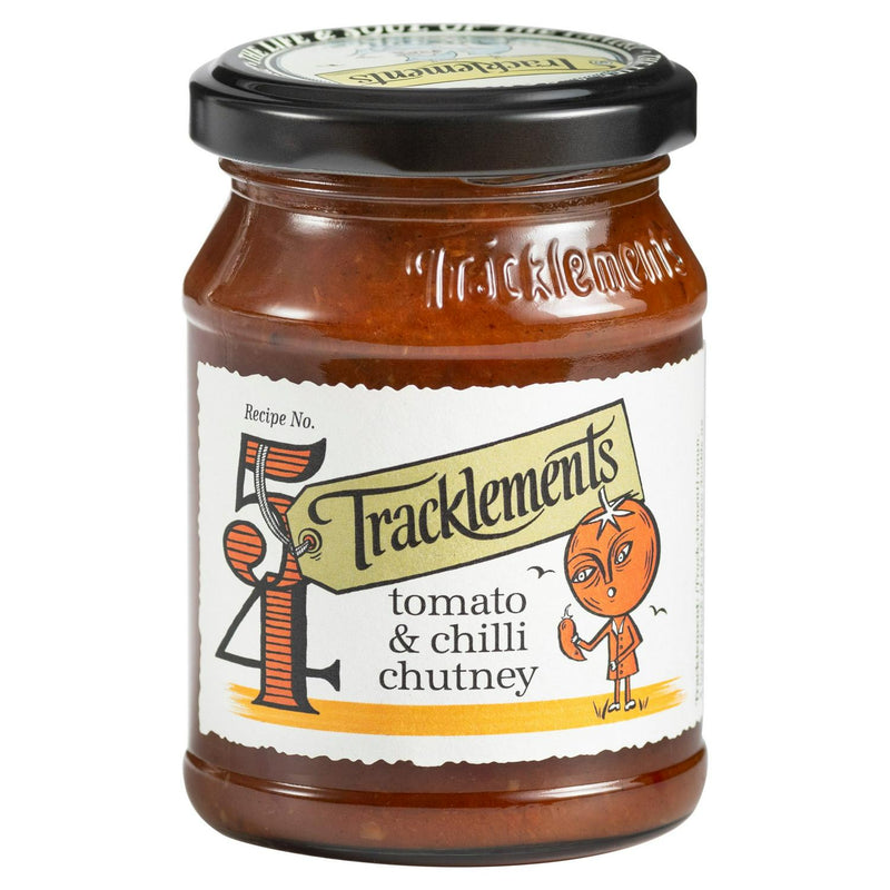 Tracklements Tomato and Chilli Chutney 190g (British brand)