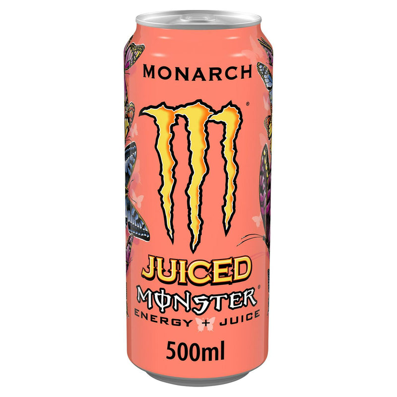 Monster Energy Monarch 500ml Energy Drink, imported from the UK