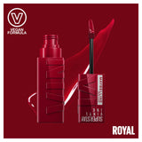 Maybelline SuperStay Vinyl Ink liquid lipstick 55 Royal, imported from the UK