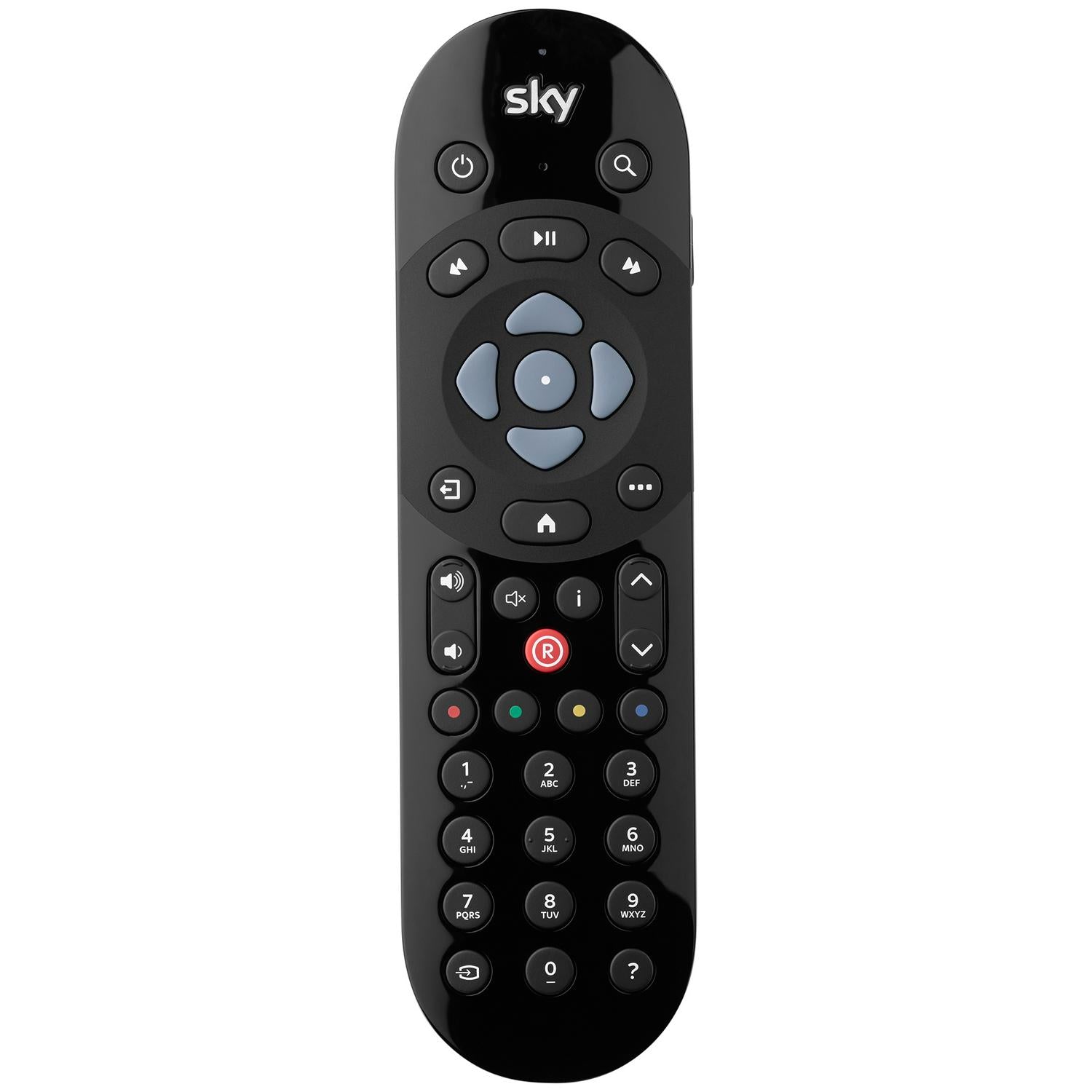 Sky Q voice remote control sleek design (British brand)