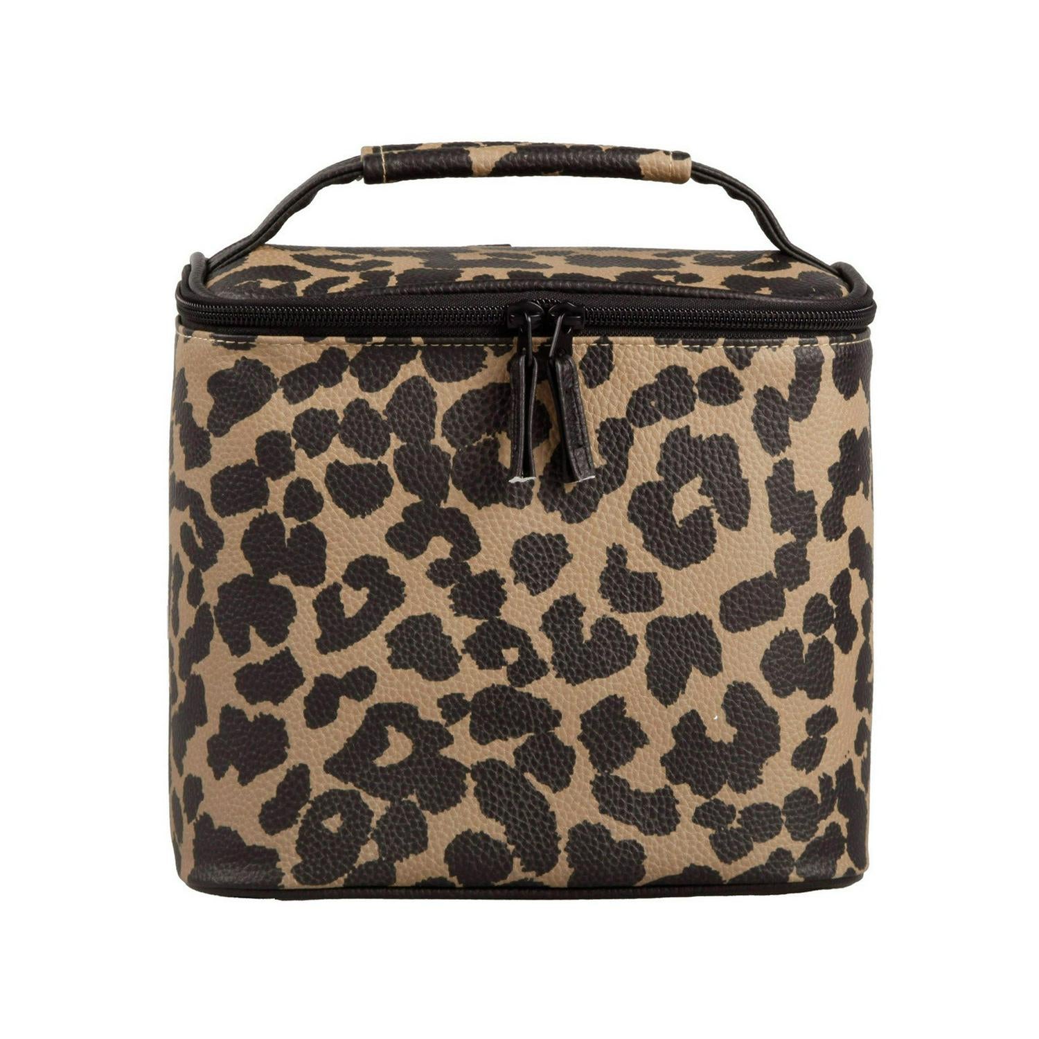 Sainsbury's Home tan leopard printed lunch bag (British brand)