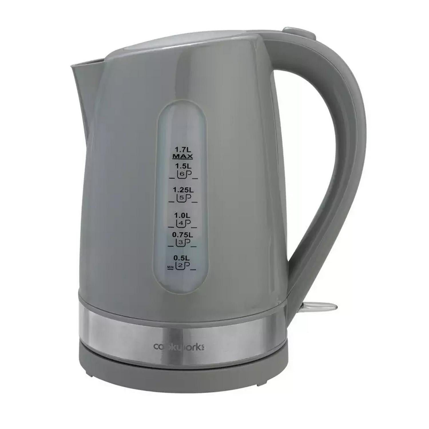 Cookworks illuminated kettle grey 1.7L - British product