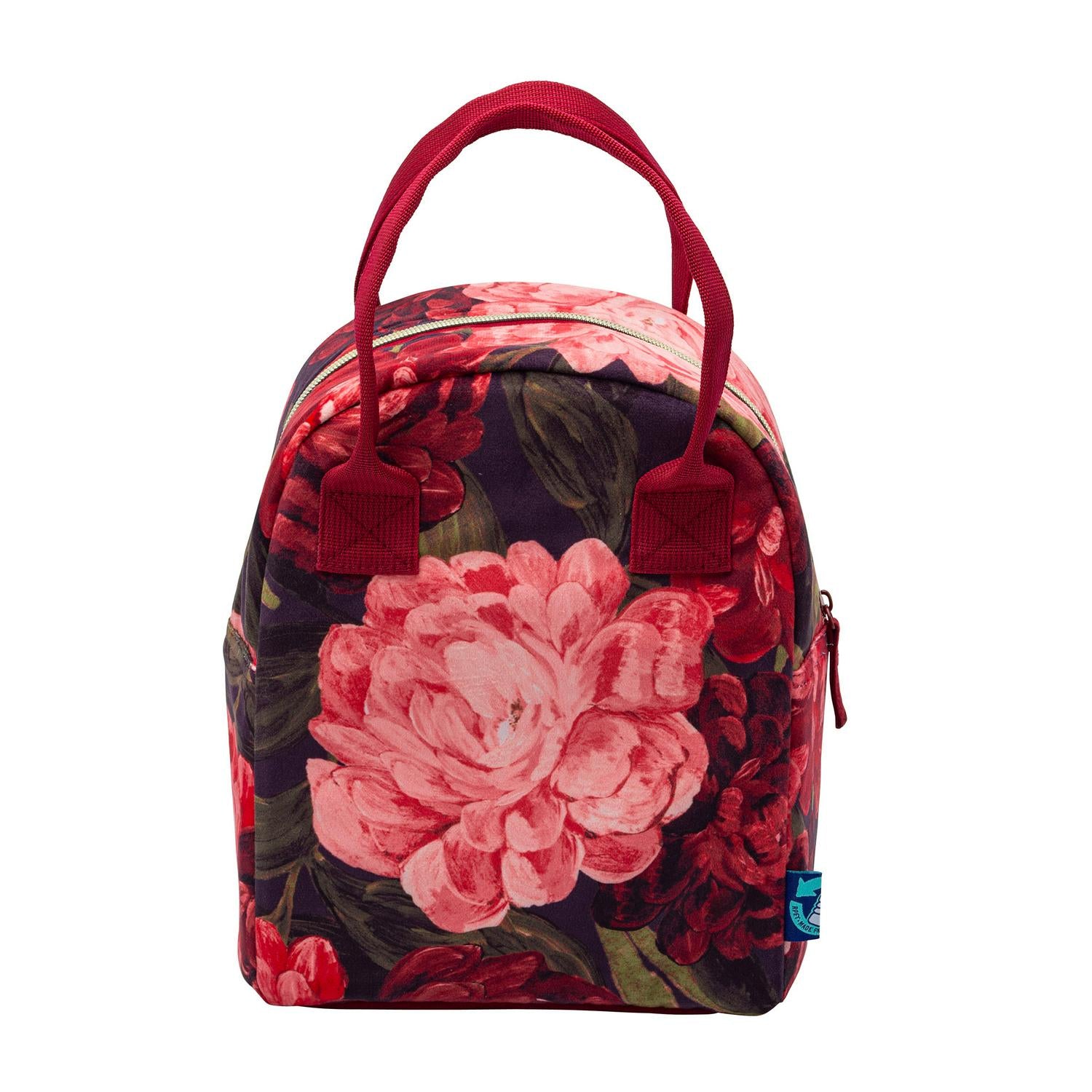 Smash Planet Floral Lunch Bag 12.5 x 21 x 26cm (British brand)