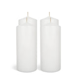 Habitat Large White Pillar Candle Pack of 4, UK version