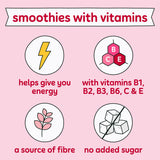 Innocent Berry Energise, Strawberry, Cherry, Apple & Guarana Super Smoothie with Vitamins 750ml