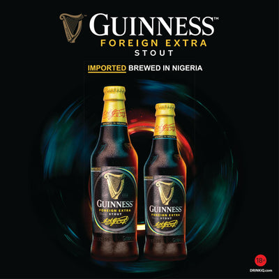 Guinness Foreign Extra Stout 4 x 325ml Ølflaskepakke