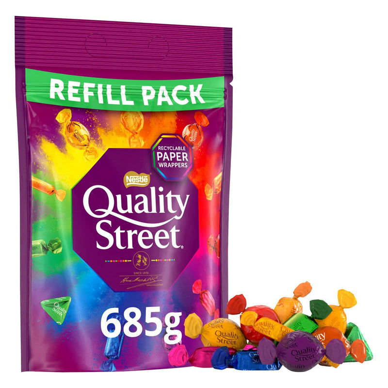 Quality Street Chocolate Refill Bag 685g