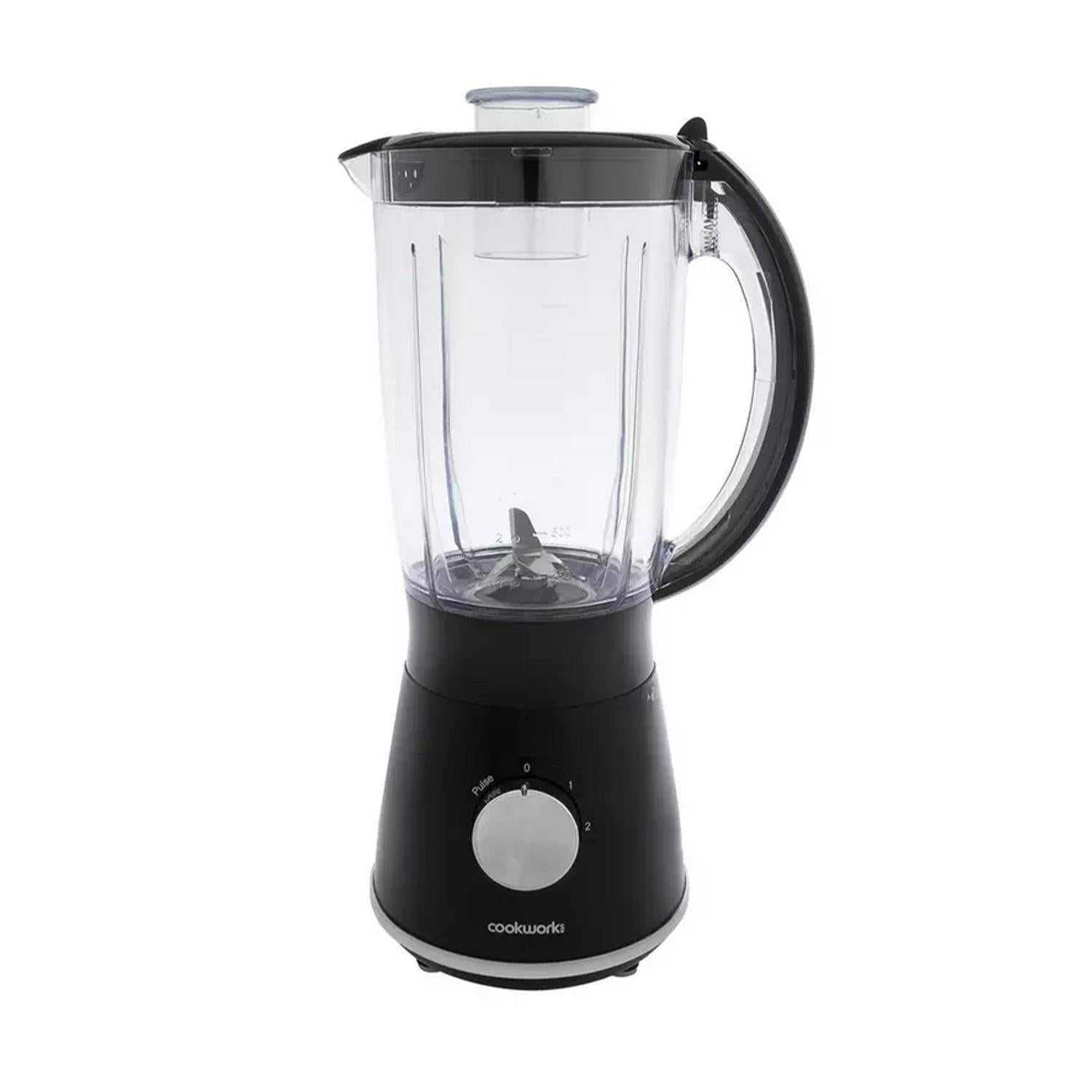 Cookworks Black Jug Blender 1.5 Litre Capacity - British product