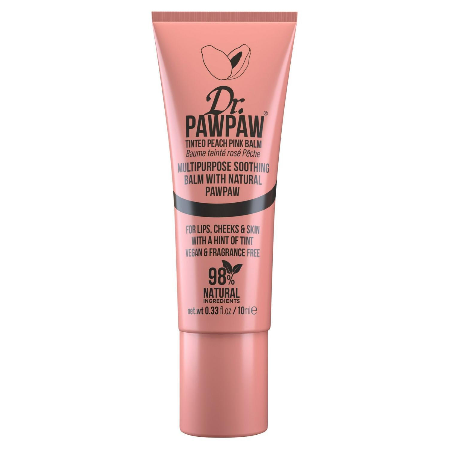 Dr Pawpaw Tinted Peach Pink Balm 10ml - British product