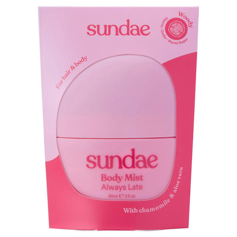 Sundae Always Late body mist 90ml (British brand)