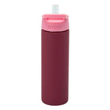 Smash kids water bottle pink burgundy (British brand)