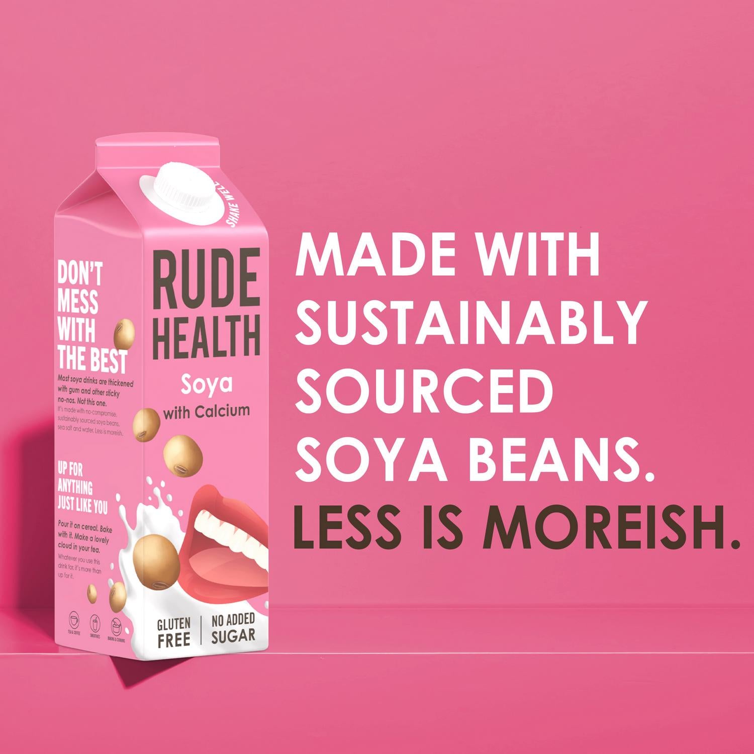 Calcium-Fortified Soy Drink 1L No Added Sugar Gluten-Free Vegan