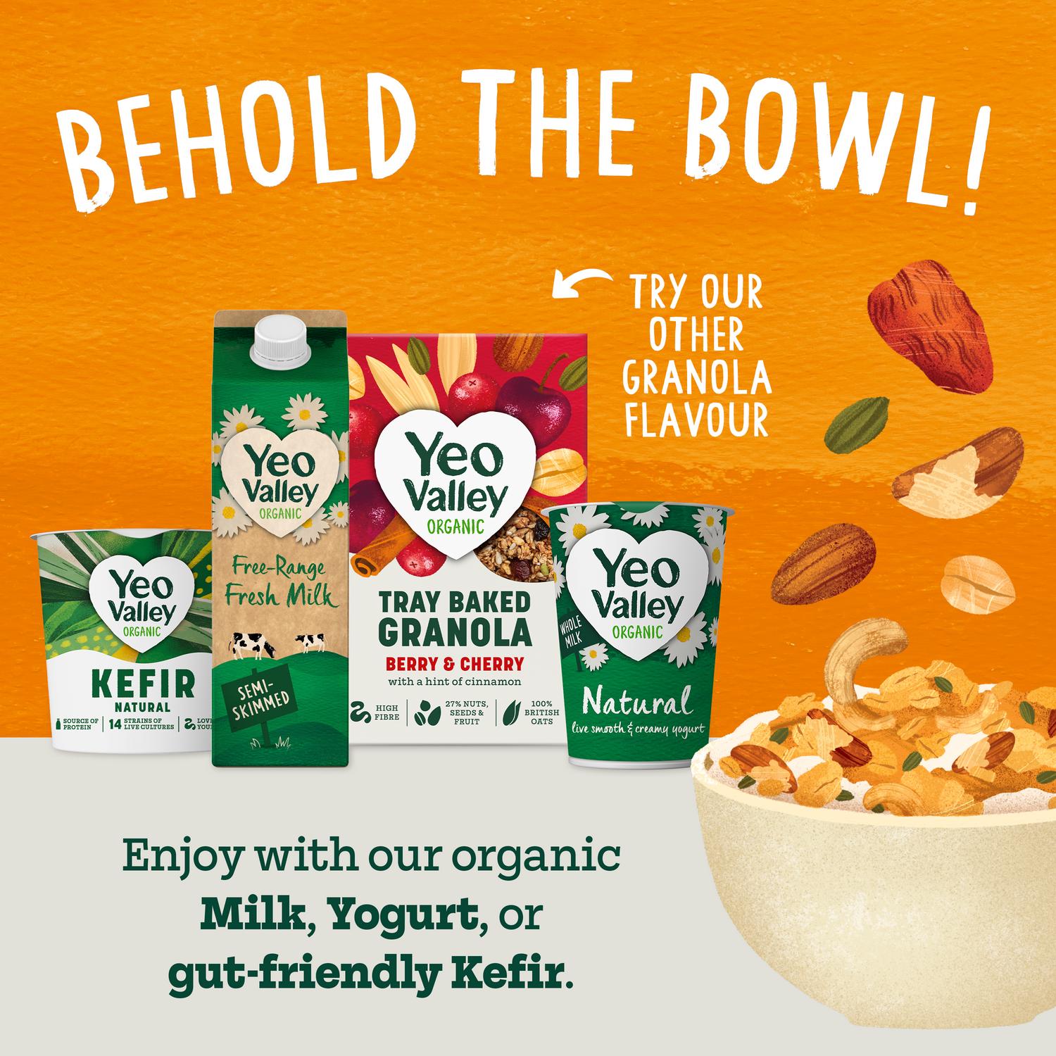 Yeo Valley Organic Granola Toasted Nuts & Seeds 360g (British brand)