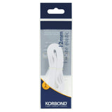 Korbond white polyester elastic tape 12mm x 2m, UK version